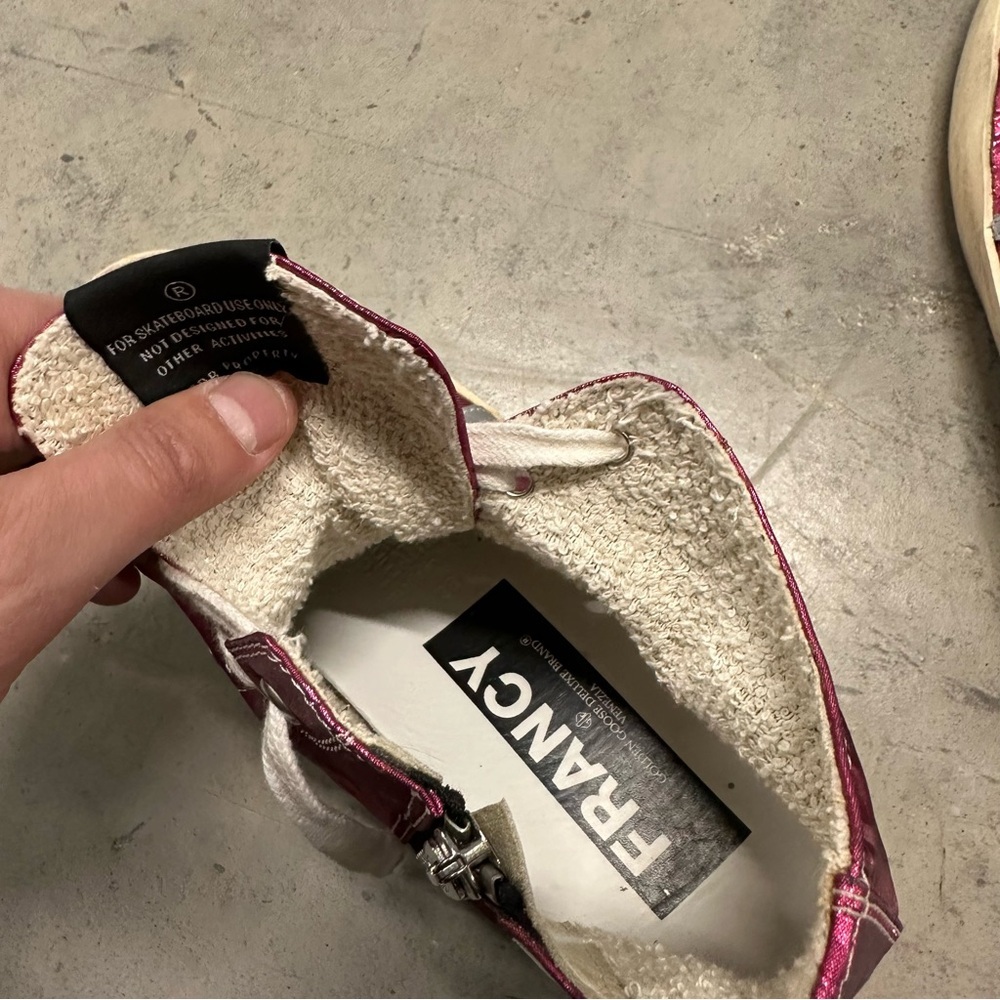 Golden Goose Francy Sneakers Pink Foil 38 - Picture 9 of 12